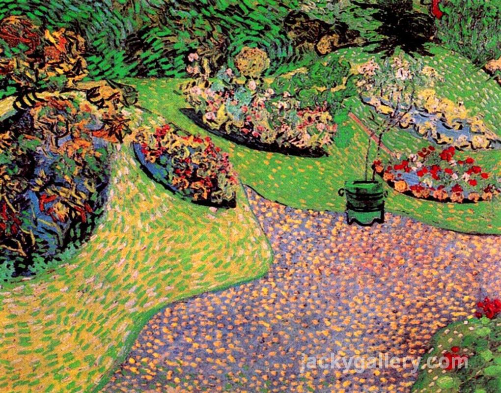 Garden in Auvers, Van Gogh painting